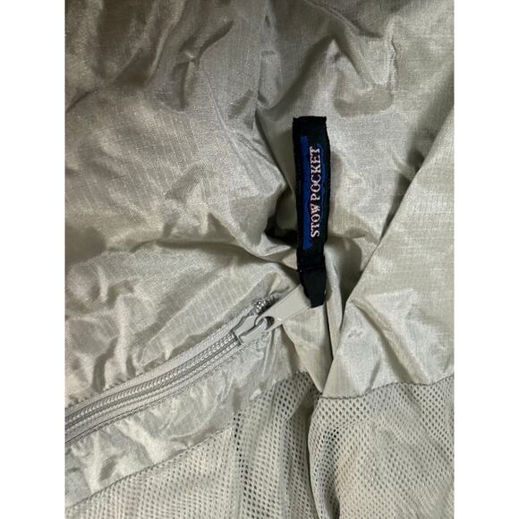 Vintage LL Bean Stawaway Goretex Plum Hooded Full Zip Jacket Womens Large VTG - Picture 6 of 9